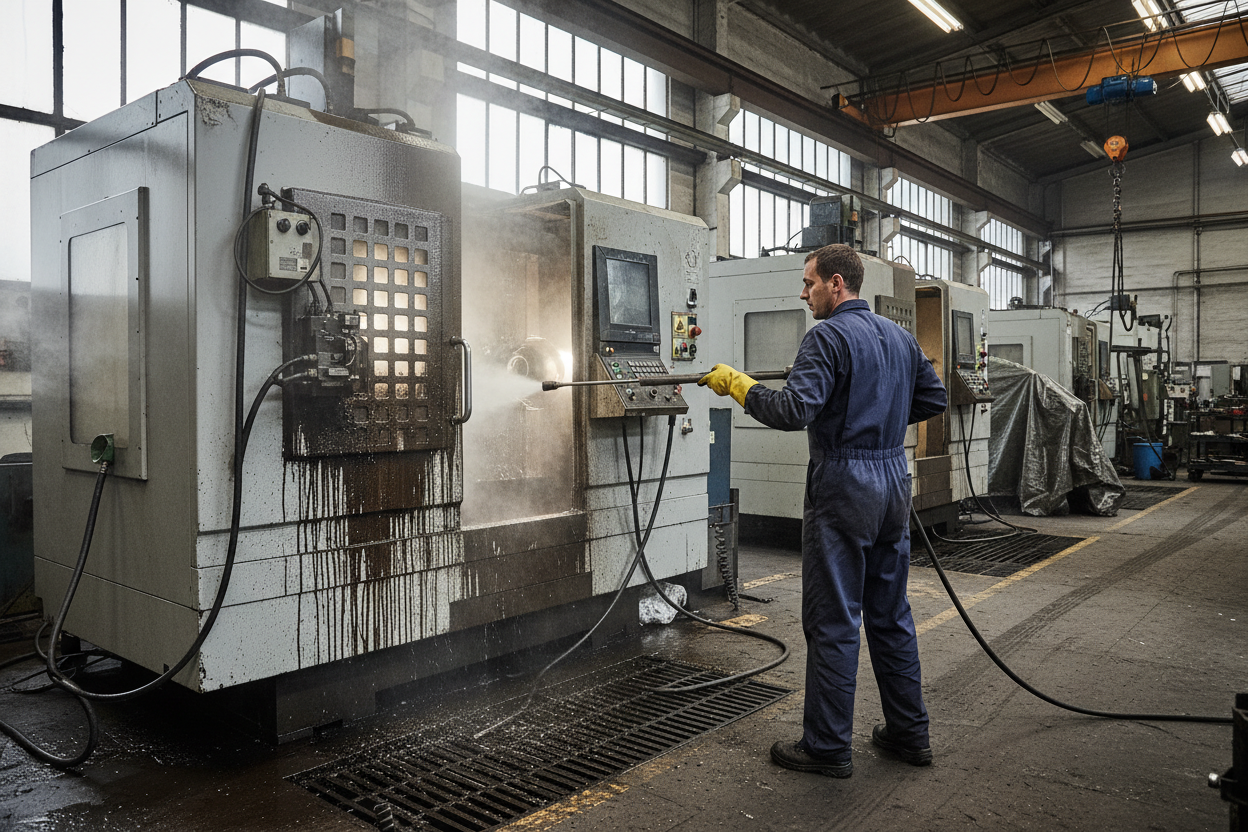 Dégraissage de machines industrielles à Évry-Courcouronnes