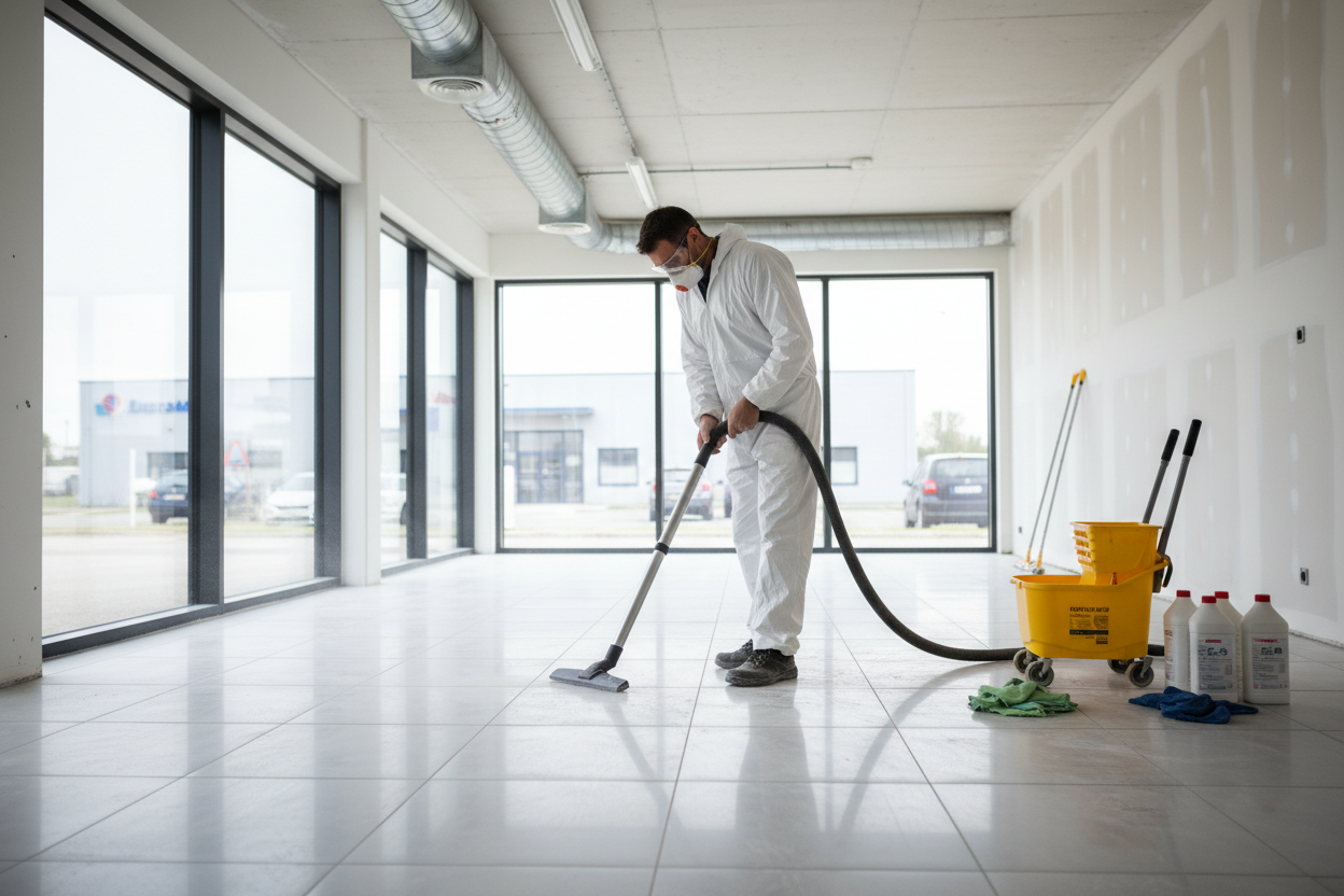 Nettoyage fin de chantier à Évry-Courcouronnes